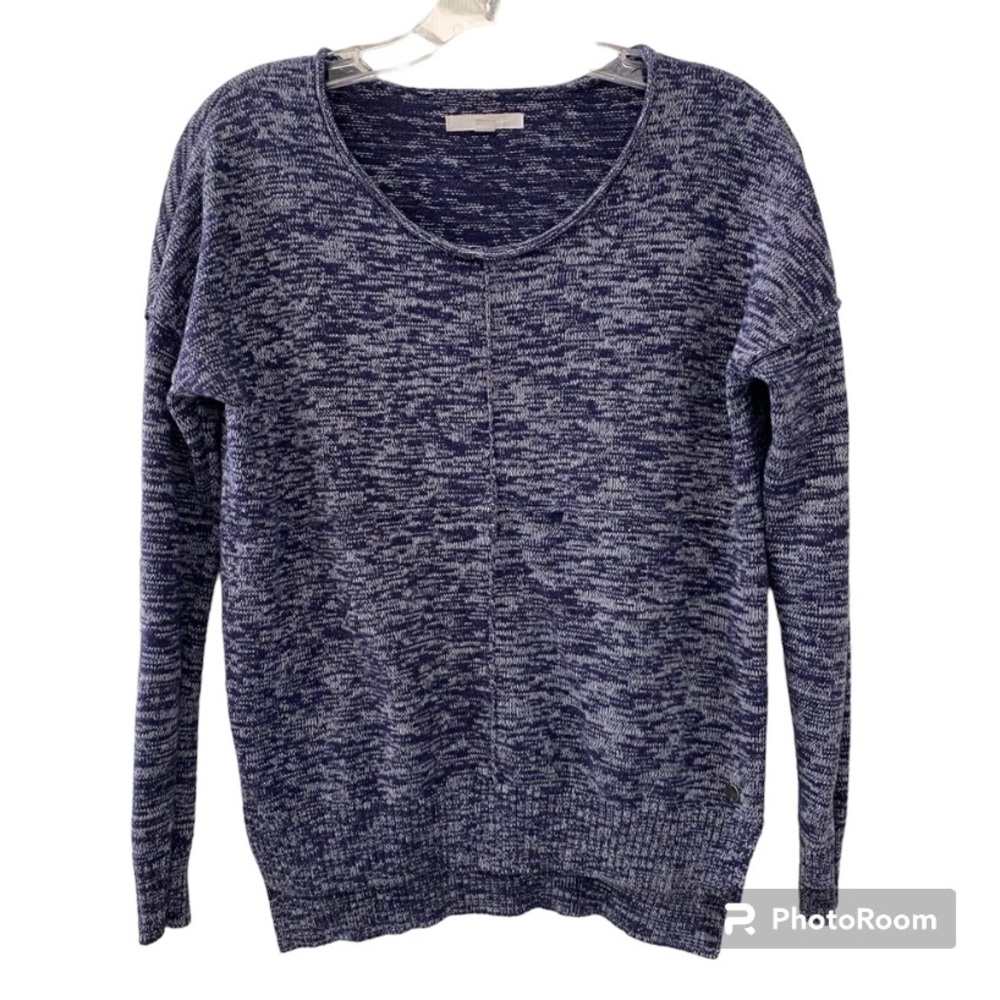 Vans Blue White Heathered Knit Sweater Size Small